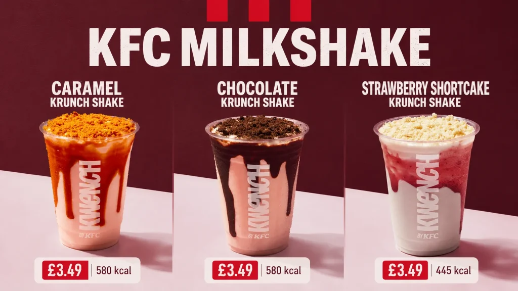 kfc milkshake price