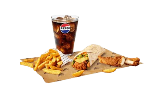 Flamin' Mini Wrap Variety Meal