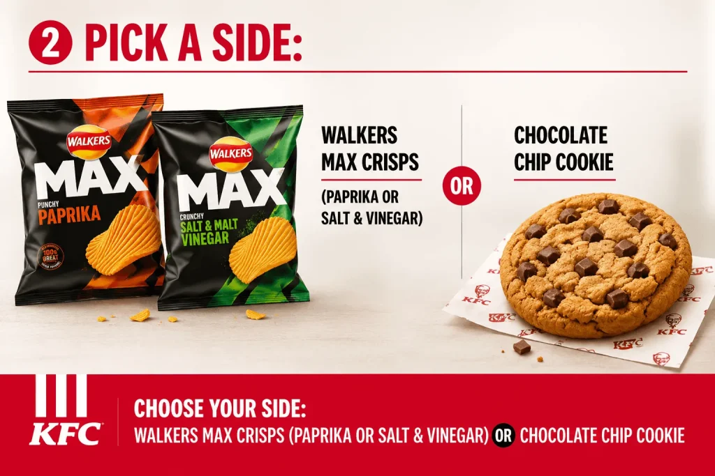 KFC Lunch Deal Sides Options