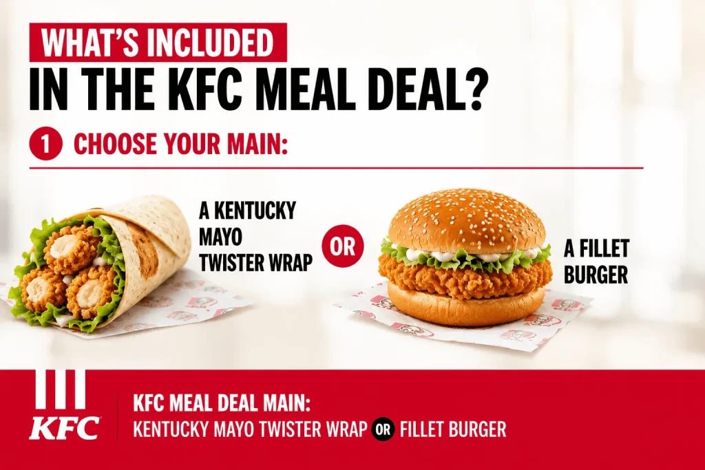KFC Lunch Deal Main Course