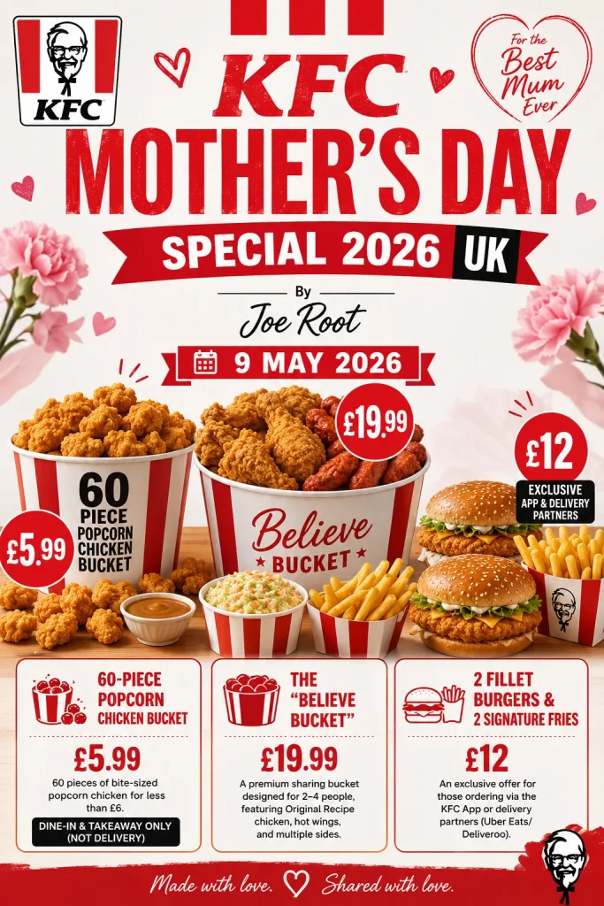 KFC Mother's Day Special 2026 UK