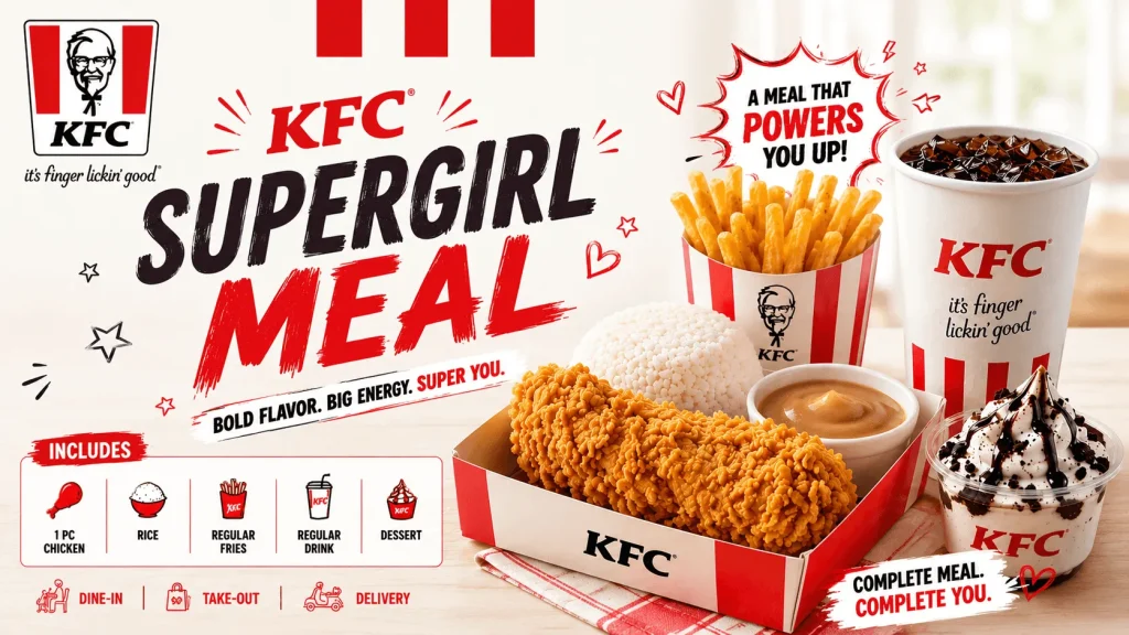 KFC Supergirl Meal Deal