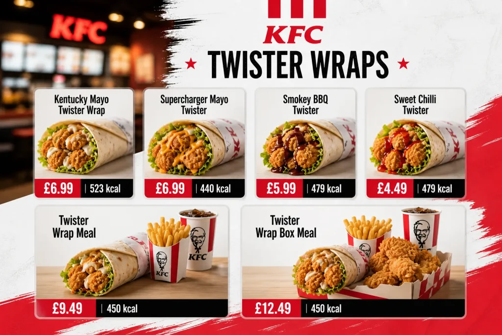 KFC Twister Wraps