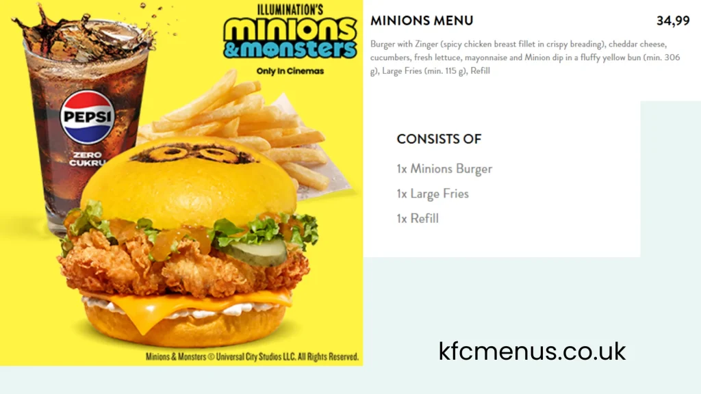 KFC Minion Meal UK